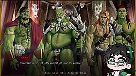 my BELLY INFLATION kink takes over in orc covenant demo