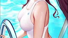 Anime hentai with big tits ass pussy blowjob, the scene unfolds.