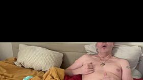 Another full masturbation session with big cock orgasm, emo gay