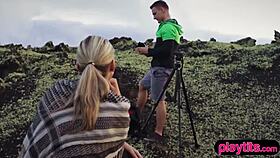 does that nasty photographer fuck her model outdoors?