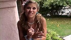 blonde teen trio gets licked out in intense lesbian action!