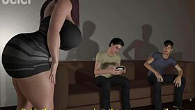 Running errands with mommy in 3d cartoon