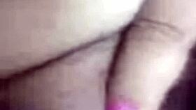 Wow, this horny fat MILF shows her big tits and wet vagina on video call!