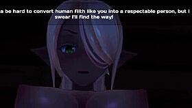 Hot Anime Elf Teen Gets Titjob After Pussy Sit!