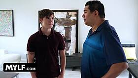 Freeuse milf, a busty bombshell, satisfies her husband’s friend anytime he desires