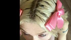 emma rosie gives a hot blowjob hookup.