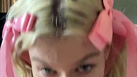 emma rosie gives a hot blowjob hookup.