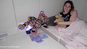 Female Slave Lexi Grey Swallows Morning Piss. Rough Ass Fucking Leaves Her Covered in Cum.