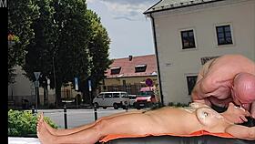 Hot public square banging preview with agarabas and olpr