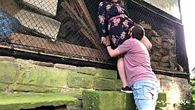 Fucking HARD at Abandoned Barnyard in Wild Outdoor Sex