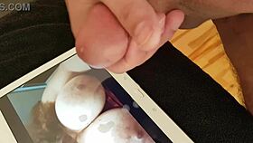 Young amateur masturbates his hard cock and delivers a massive cumshot tribute to elpapi219