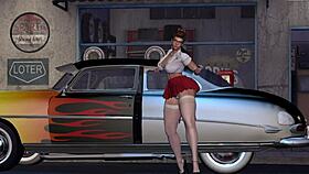 What's behind hot rod dancer Alexxa's moves in 3D?