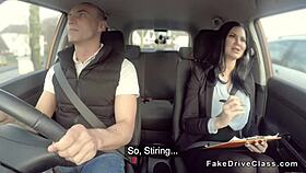 Milf examiner takes on a huge student.