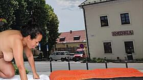 Hot public square banging preview with agarabas and olpr