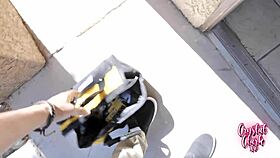 step-auntie needs help with her handjob, oh boy