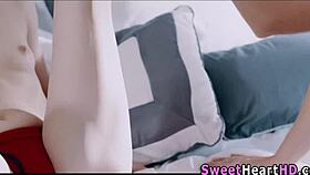 les teen 18+ beauty in a 3way with milf