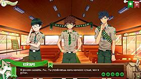 Game friends camp episode 36 - Keitaro diary Russian voiceover