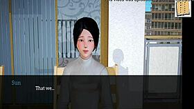 In my new family episode 236, she's riding me with her big ass and tits.