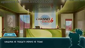 I can't beleive I'm watchin this big titted brunnette in the anime game agian, part 83