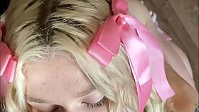 emma rosie gives a hot blowjob hookup.