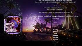 Honoka got throated and anally fucked.