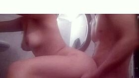 my stepsister and i fuck wildly in the bathroom