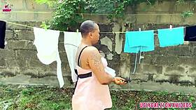 i can’t get enough of uglygalz1 getting pounded outside with that big tattooed ass.