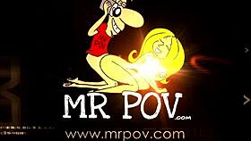 Petite Megan Rain gives POV blowjob