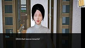 In my new family episode 236, she's riding me with her big ass and tits.