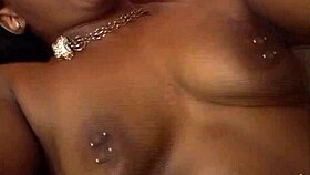 Nubian princess in bikini, bent over for gay cum scene?