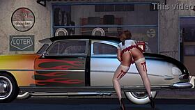 What's behind hot rod dancer Alexxa's moves in 3D?