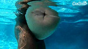 teen amateur underwater with bbc