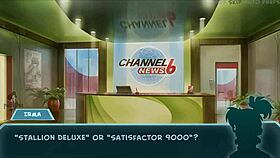 I can't beleive I'm watchin this big titted brunnette in the anime game agian, part 83