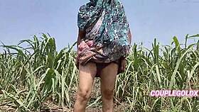 Owner secretly takes the tender girl home from the field for pleasure.