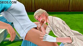 Stepbrother explores huge dick scenarios in anime hentai sims