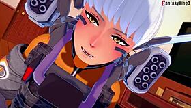 Valkyrie blowjob pov sex in apex legends fantasy