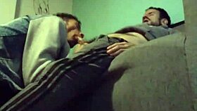 Ever tried a quick blowjob and hard pounding on the couch with a guy?