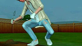 Stepbrother explores huge dick scenarios in anime hentai sims