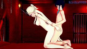 la signora, dehya, and venti have intense emotional sex in genshin hentai