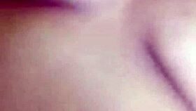 Wow, this horny fat MILF shows her big tits and wet vagina on video call!