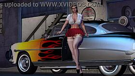 What's behind hot rod dancer Alexxa's moves in 3D?