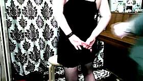 I train my mature bitch without orgasms, she's submissive