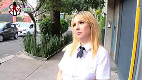 I picked up a stranger and my worker gave her a big cock