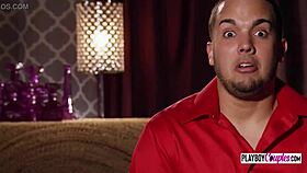 Swinger Guys Rub Oil on Ladies’ Big Asses Before a Steamy Foreplay Session.