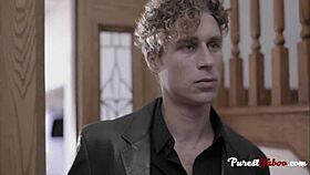 Bound babe screams during rough angry sex