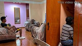 i fucked my neighbor's boyfriend, he got hot and fucked my ass without anyone seeing us