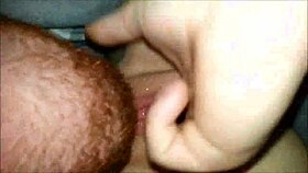 Watch this ginger dude devour her dripping pussy up close?