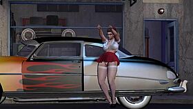 What's behind hot rod dancer Alexxa's moves in 3D?