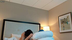 20 Year Old Petite Teen Deepthroats a Massive Cock