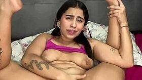 cachonda latina drinks her own milk in dirty talk joi bbw session